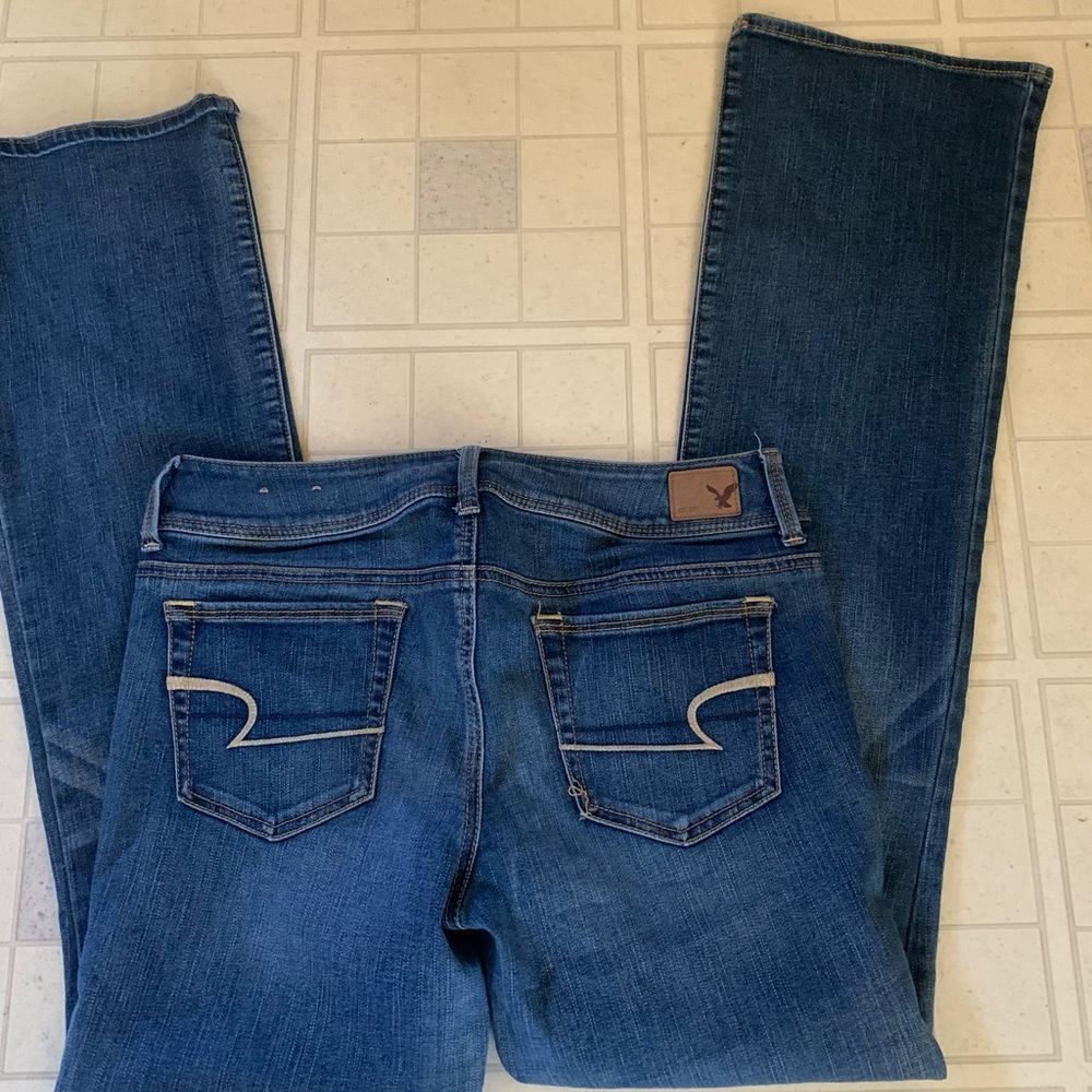 American Eagle distressed jeans s. 10 long